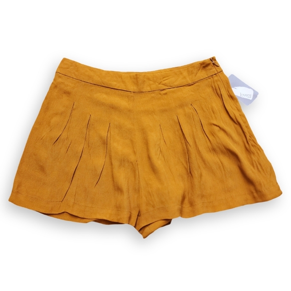 Forever 21 Pants - Orange Flowy Shorts, Women's S